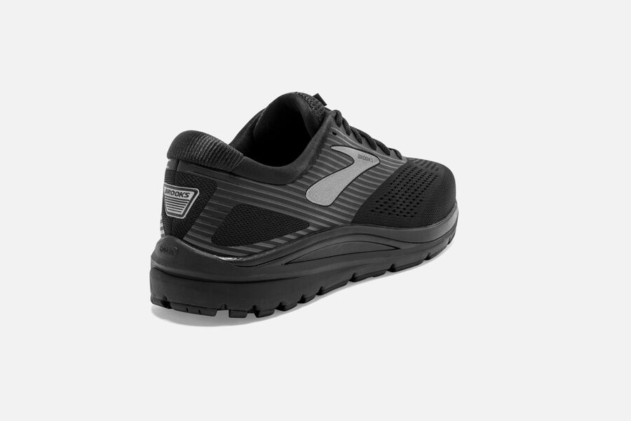 Addiction 14 Road Brooks Running Shoes NZ Mens - Black/Grey - FIVEKJ-934